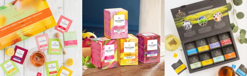 Taylors of Harrogate Lychee & Lime Green Tea, 20 Teabags 20 Teabags Lychee & Lime 20 Count (Pack of 1) - Infusions