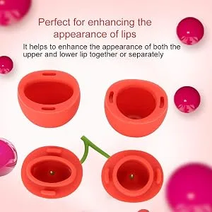 FERNIDA Lip Plumper Device Beauty Pump Quick Lip Plumper Enhancer Bigger Mouth Lip Plumping Device Cherry - product information 25