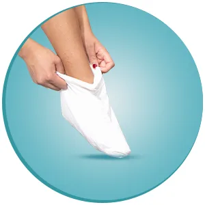 Amope Pedimask Foot Socks Mask, Coconut Oil Essence (Pack of 3) - product information 4