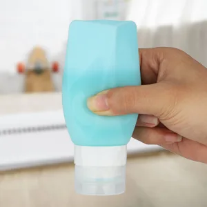Travel Bottles Leak Proof ,3 oz TSA Approved Silicone Squeezable, Refillable Containers Set for Toiletries Shampoo Conditioner Lotion Multicolor - product information 6