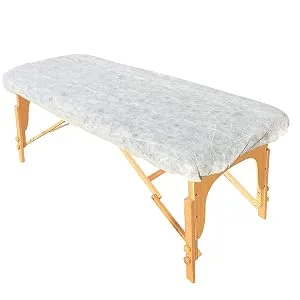 ZMDREAM Pack of 20 Disposable Fitted Massage Table Sheets Bed Covers 82 x 35 inches White White 1 Pack - white