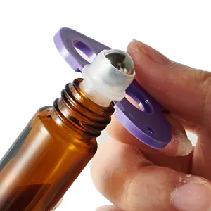 Essential Oil Roller Bottles, 48 Pack Hoa Kinh 10ml Empty Glass Amber Roller Bottles UV Protection with Stainless Steel Balls (10ml-48pack) Amber 48Pack - Essential Oil Roller Bottles