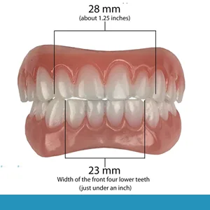 Instant Smile Comfort Fit Flex Teeth - Upper and Lower Matching Set, Bright White Shade! Fix Your Smile at Home Within Minutes! 4 Piece Set - Instant Smile Comfort Fit Flex Teeth - Upper and Lower Matching Set, Bright White Shade! Fix Your