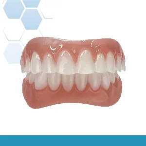 Instant Smile Comfort Fit Flex Teeth - Upper and Lower Matching Set, Bright White Shade! Fix Your Smile at Home Within Minutes! 4 Piece Set - Instant Smile Comfort Fit Flex Teeth - Upper and Lower Matching Set, Bright White Shade! Fix Your