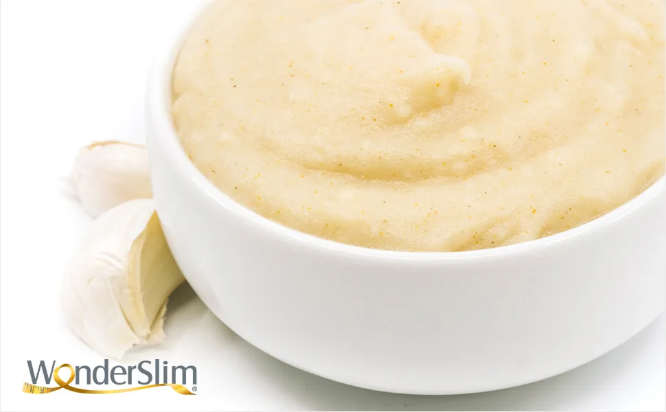 WonderSlim Instant Mashed Potatoes, Garlic, 110 Calories, 11g Protein, 1g Fat, 3g Fiber (7ct) Garlic 1 Box - 7 Count - WonderSlim Protein Mashed Potatoes Healthy Meal Side dinner entree protein potatoes garlic chive