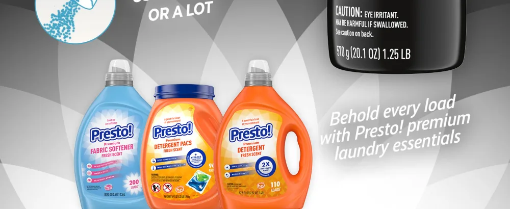 Amazon Brand - Presto! in Wash Scent Booster, Fresh Scent, 20.1 oz - premium laundry, Amazon laundry, Private Brands, Fresh scent, scent booster