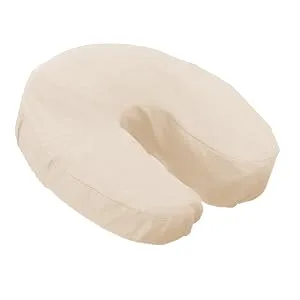 London Linens Soft Microfiber Massage Table Sheets Set 3 Piece Set - Includes Massage Table Cover, Massage Fitted Sheet, and Massage Face Rest Cover (Cream) Natural - face rest