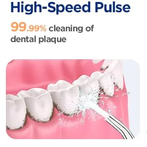 Elifloss Water Dental flosser Oral Irrigator with 4 Modes, 7 Tips, Adjustable Intensity IPX7 Waterproof - Oral Irrigator