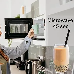 Fusion Select Authentic Taro, Mango, Honeydew, Strawberry Bubble Tea Kit Extra Rich (5 Packs) Bubble Tea Drink, Boba Tapioca Pearl, Straws, Popular Bubble Tea Flavors Mix Fruity - Microwave 45 Seconds