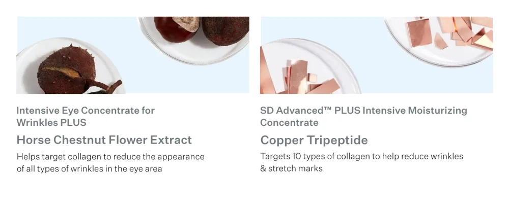 StriVectin SD Advanced Plus Intensive Moisturizing Concentrate for Wrinkles and Stretchmarks, Reduces Look of Deep Wrinkles and Stretchmarks Smooth & Hydrate Set 2 piece Kit - ingredients
