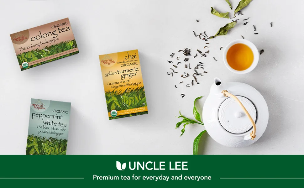 Uncle Lee's Tea Organic White Tea, Tea Bags, 100-Count Boxes (Pack of 4) - UL banner 8