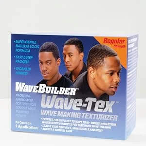 WAVEBUILDER Texturizer Kit 1 Count (Pack of 1) - Wave-Tex - Wave Making Texturizer Kit
