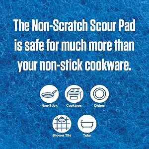 Scotch-Brite Non-Scratch Scour Pads, 3 Scour Pads - product information 27