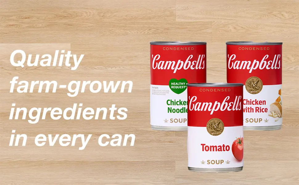 Campbell's Condensed Healthy Request Tomato Soup, 10.75 Ounce Can - New Campbells soup can