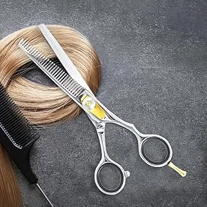 Equinox Professional Razor Edge Series - Hair Cutting and Thinning/Texturizing Scissors/Shears Set - 6.5 Inches - Stainless Steel - image 5