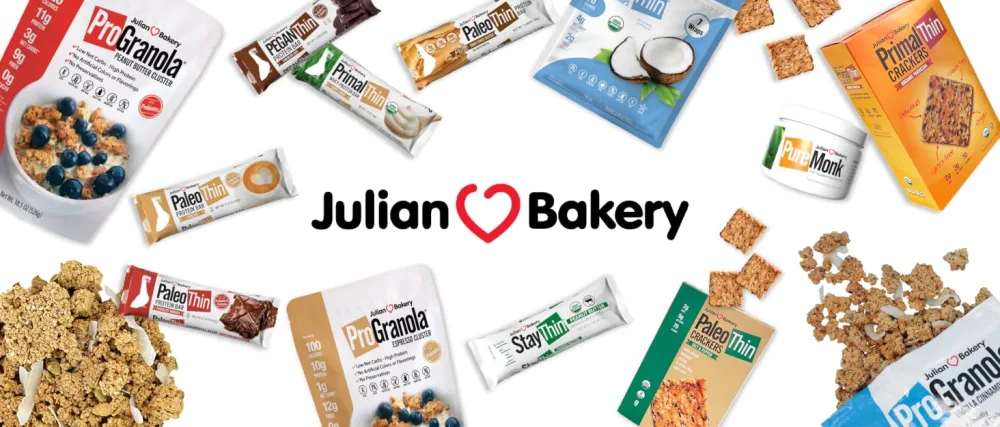 Julian Bakery Primal Thin Crackers | Parmesan | USDA Organic | Gluten-Free | Grain-Free | GMO Free | Low Carb | 2 Pack - JB header