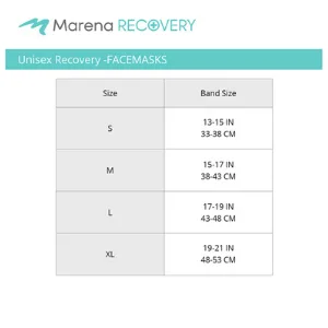 MARENA Unisex Recovery Compression Chin Strap with Mid-Neck Coverage for Post-Op Mask Beige Medium (Pack of 1) - marena