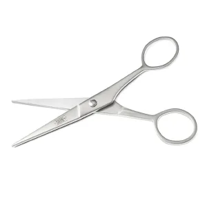 Viking Revolution - Beard and Mustache Scissors w/Comb and Synthetic Leather Case Professional Sharp Surgical Grade Steel for Trimming, Grooming, Cutting Mustache, Beards & Eyebrows Hair - Beard and Mustache Scissors w/Comb and Synthetic Leather Case