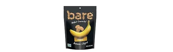 Bare, Banana Chips Simply Organic, 2.7 Ounce - product information 1