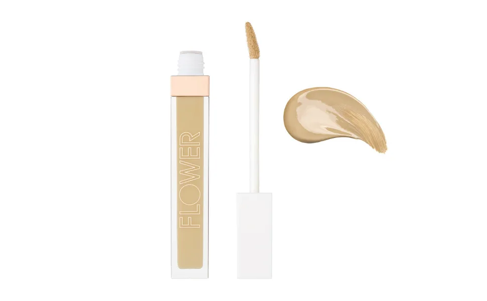 Flower Beauty Light Illusion Full Coverage Concealer- Diffuse Dark Under Eye Circles, Weightless Formula, Crease Proof Makeup (Light Medium) Light Medium 1 Count (Pack of 1) - Flower Beauty Light Illusion Full Coverage Concealer, Light Medium