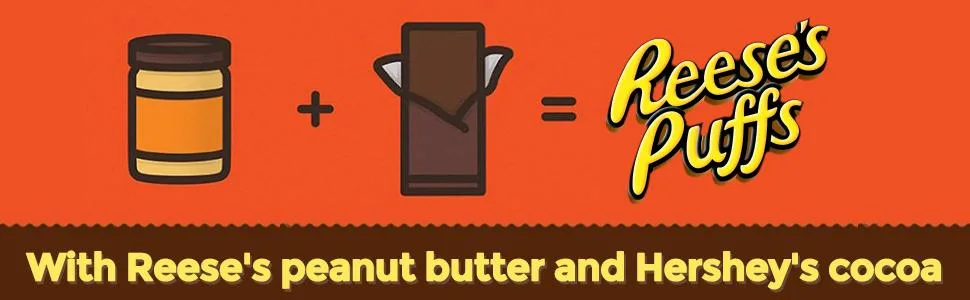 Reese's Puffs Breakfast Cereal Treat Bars, Peanut Butter & Cocoa, 16 ct - product information 1