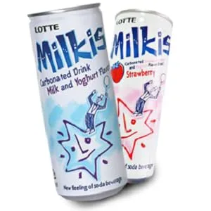 Milkis Carbonated Drink 4 Variety Flavors, Apple, Melon, Strawberry & Original, 8.45 Fl Oz, Pack of 24 - product information 2