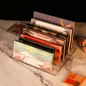 Makeup Organizer, Compact Makeup Palette Organize, for Bathroom Countertops, Vanities, Cabinets, Sleek Modern Cosmetics Storage Solution for - Eyeshadow Palettes, Contour Kits, Blush - 7 Sections 7 Sections - M - Used in combination