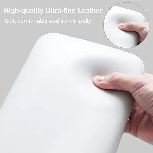 Big Nail Arm Rest, Soft Microfiber Leather Arm Rest for Nails Manicure Hand Rest Pillow Cushion for Nail Technicians, Anti-slip, Stable (White) - product information 10