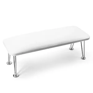 Big Nail Arm Rest, Soft Microfiber Leather Arm Rest for Nails Manicure Hand Rest Pillow Cushion for Nail Technicians, Anti-slip, Stable (White) - product information 16