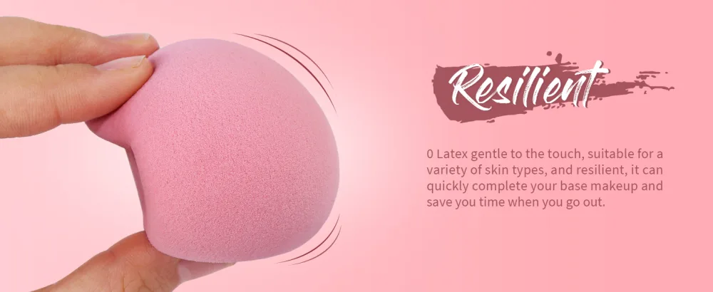 BEAKEY 2 Pcs Makeup Sponge Set, Foundation Blending Beauty Sponge, Flawless for Liquid, Cream, Foundation & Powder, Vertical Cut Makeup Sponges A-Pink - BEAKEY 2 Pcs Makeup Sponge Set, Foundation Blending Beauty Sponge, Flawless for Liquid, Cream,