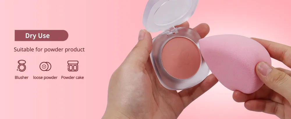 BEAKEY 2 Pcs Makeup Sponge Set, Foundation Blending Beauty Sponge, Flawless for Liquid, Cream, Foundation & Powder, Vertical Cut Makeup Sponges A-Pink - BEAKEY 2 Pcs Makeup Sponge Set, Foundation Blending Beauty Sponge, Flawless for Liquid, Cream,