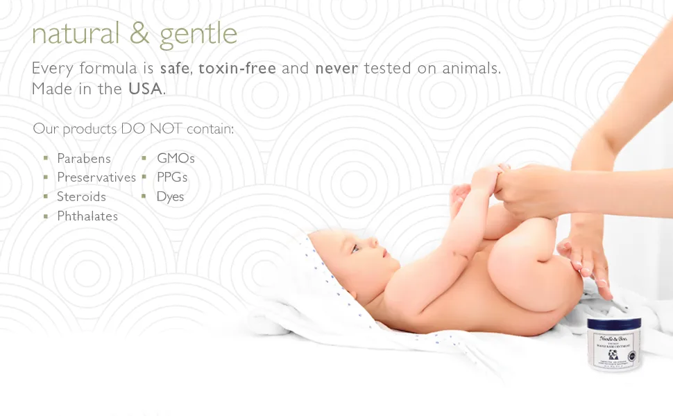 Noodle & Boo Ultimate Baby Ointment for Eczema and Diaper Rash Healing 10 Ounce - diaper change