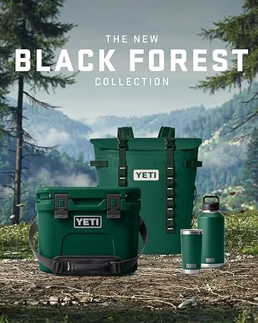 YETI Small Bottle Sling for Rambler Bottle - Black Forest Green - Large Fits 26 & 36 oz. - Black Forest Green
