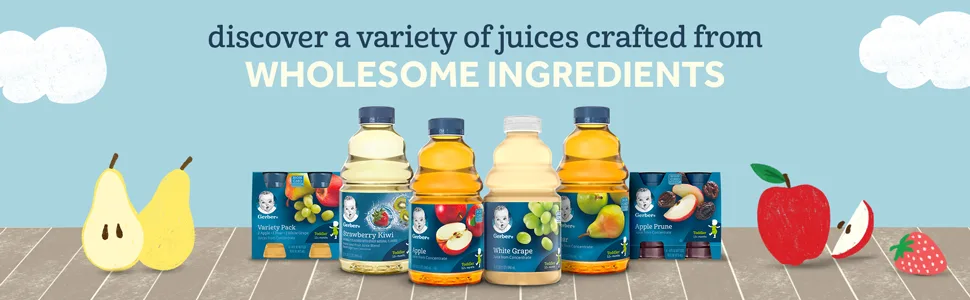 Gerber Juice, White Grape, 32 oz - Discover a variety of juices crafted from wholesome ingredients.