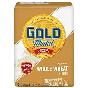 Gold Medal Premium Quality All Natural Whole Wheat Flour For Baking, 5 lb. - product information 1