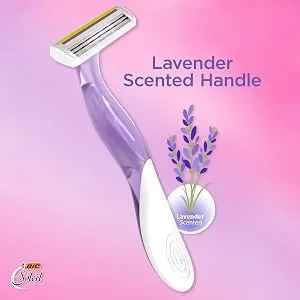 BIC Soleil Smooth Scented Women's Disposable Razor, Triple Blade, Moisture Strip for a Smooth Shave, 4 Count - Pack of 2 - soleil twilight scented handle