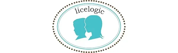 LiceLogic Eliminator Lice Comb/Nit Comb With Professional Grade Stainless Steel Metal Teeth With No Slip Grip Handle is Durable, Strong, Effective, and Reusable 1 Count (Pack of 1) - LiceLogic Logo