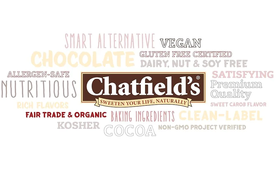 Chatfields Semi-Sweet Chocolate Chips, Nut Dairy and Soy Free Vegan Baking Chips, 10 oz. Bag, 1-Pack Semi-Sweet 10 Ounce (Pack of 1) - Chatfield