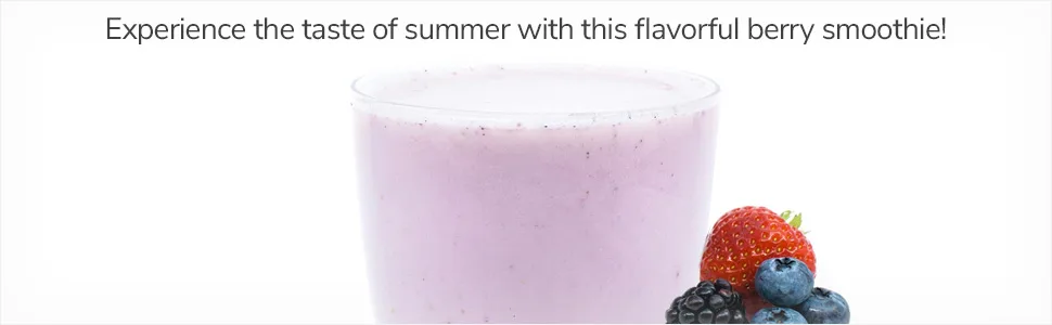 WonderSlim Meal Replacement Smoothie, Berry Yogurt, 100 Calories, 15g Protein (7ct) Berry Yogurt 7 Count (Pack of 1) - experience taste summer flavorful berry smoothie mix powdered drink protein shake no grit filling