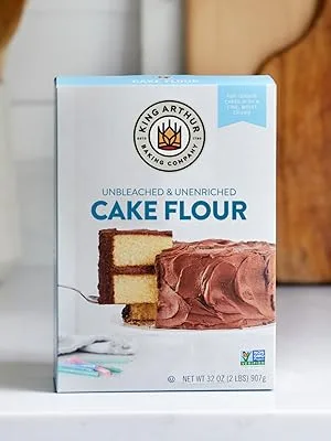 King Arthur, Cake Flour Unbleached and Unenriched, Non-GMO Project Verified, No Preservatives, 2 Pounds - product information 2