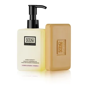 Erno Laszlo Phelityl Cleansing Bar | Moisturizing Face Soap Hydrates & Boosts Radiance for Silky Skin | 3.4 Oz - Hydra-Therapy Phelityl Cleansing Oil