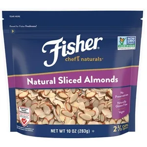 Fisher Sliced Almonds, 10 Ounces, Unsalted, No Preservatives, Naturally Gluten Free, Non-GMO, Keto, Paleo, Vegan Friendly - product information 5