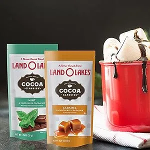 Land O'Lakes 7 Different Flavors Hot Cocoa Mix Gift Basket - 60 Pieces - Gift Box for Family, Friends, Her, Him - product information 3