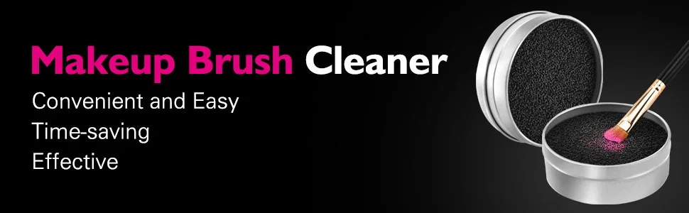 Luxspire Makeup Brush Cleaner Quick Wash Sponge Remover Color From Brush Makeup Cleaner Tool Switch Eye Shadow Color Dry Clean Box - product information 8