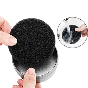 Luxspire Makeup Brush Cleaner Quick Wash Sponge Remover Color From Brush Makeup Cleaner Tool Switch Eye Shadow Color Dry Clean Box - product information 9