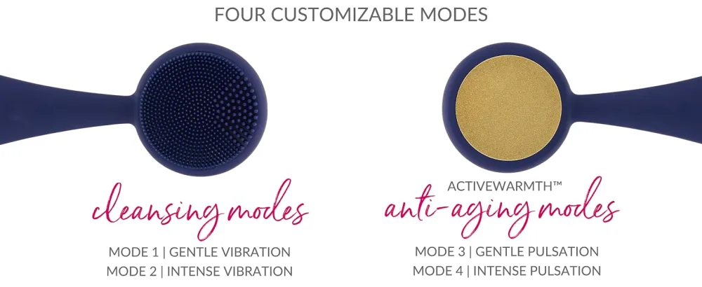 PMD Clean Pro - Smart Facial Cleansing Device with Silicone Brush & ActiveWarmth Anti-Aging Massager Teal - 4002-BTF-Premium-5