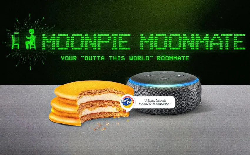 MoonPie Mini Chocolate Marshmallow Sandwich, 12 Count Box (Pack of 8 Boxes, 96 Count Total) - MoonPie Moonmate Alexa Skill