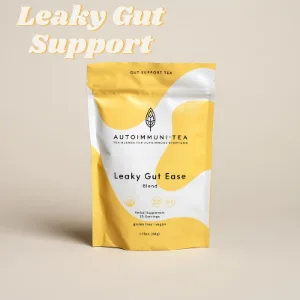 Digestive Tea for Leaky Gut & Stomach Calming Ease Licorice & Marshmallow Root for AIP Diet, Autoimmune Protocol, IBS, Diverticulitis, Paleo friendly - Organic Chamomile - tea for digestive health