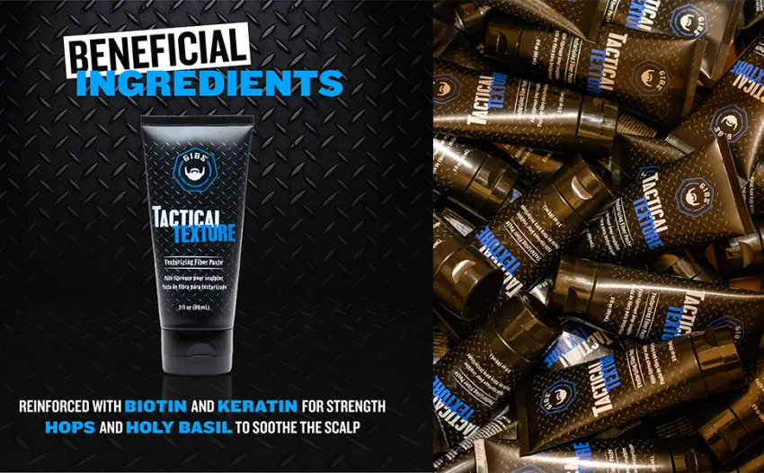 GIBS Grooming Tactical Texture Texturizing Fiber Paste, 3 Fl Oz - product information 3
