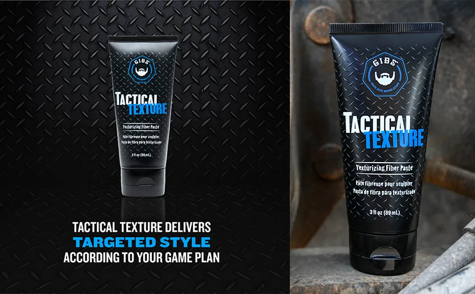 GIBS Grooming Tactical Texture Texturizing Fiber Paste, 3 Fl Oz - tactical 1
